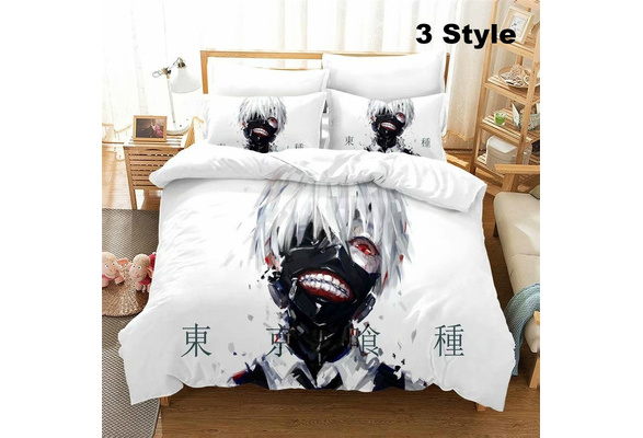 Anime Tokyo Ghoul 3-Piece Bedding Set, All-Season Luxury Soft