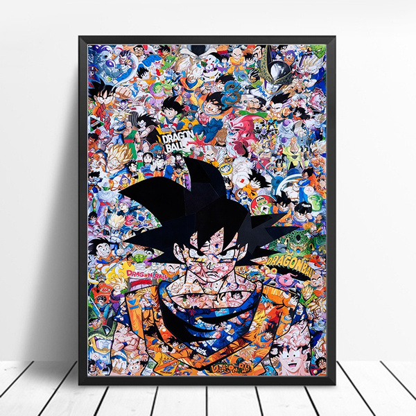 Dragonball Z Poster Anime Collage 24x36 - Dragon Ball Z Wall Art Print  Decor New