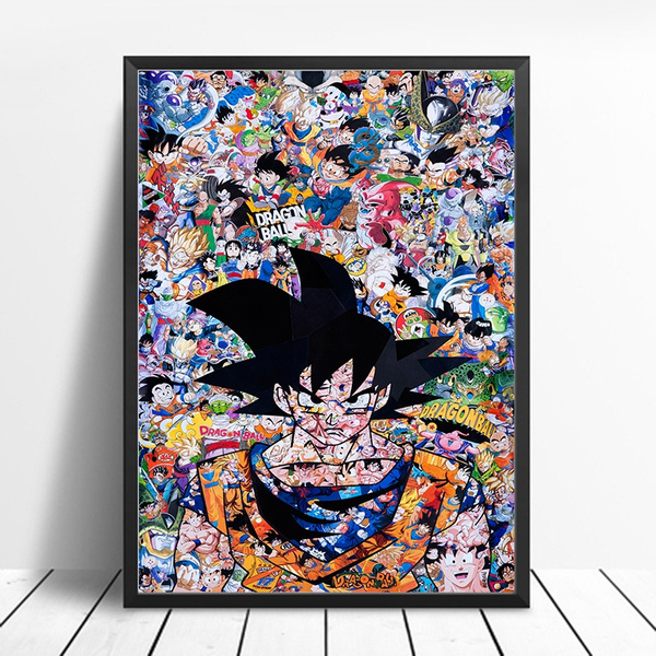 Dragonball Z Poster Anime Collage 24x36 - Dragon Ball Z Wall Art