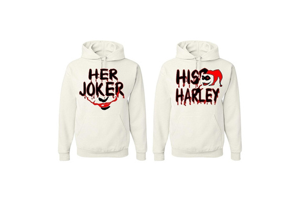 joker and harley quinn hoodies