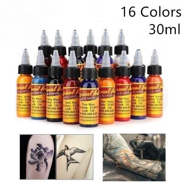 Tattoo Ink Colors in Body Makeup 