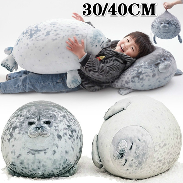 The Popular YOU+MORE Chubby Seal Pillow Yuki-chan and Arare- chan