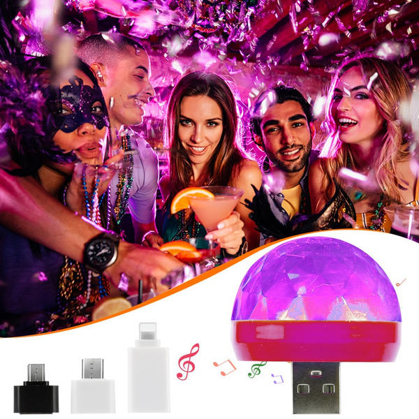 USB LED DISCO LIGHT FLASHING CELLPHONE