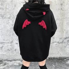 cute, Goth, hooded sweater, hooded