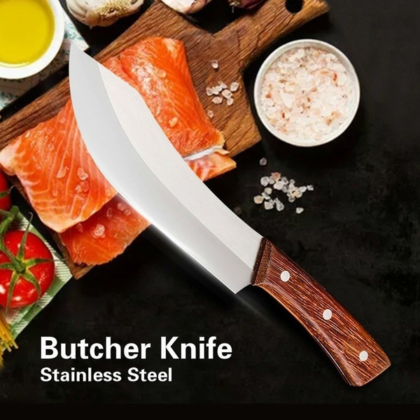 JENZESIR 5Cr13Mov Polishing Stainless Steel Chef Knife Professional Cooking  Cutter Meat Slicing Knife Utility Knife Japanese Butcher Knife Boning Knife  Salmon Knife Sets Slicing Beef Raw Fish Fillet Santoku Knife Vegetable Knife