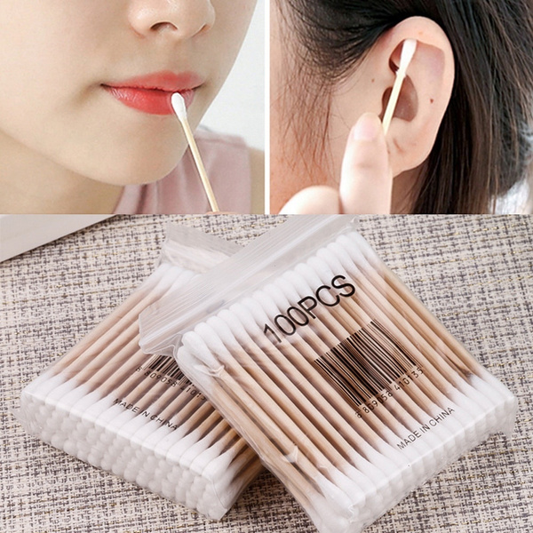 Ear Cleaning Stick Wooden Stick Cotton Bud - China Ear Cleaning Stick and  Wooden Stick Cotton Bud price