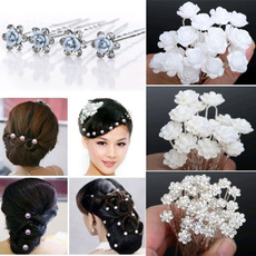 hair, Flowers, Jewelry, pearlhairclip
