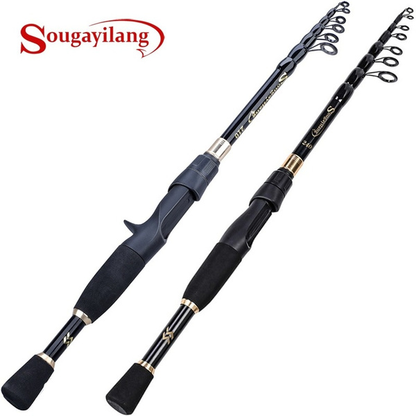 Sougayilang 1.8-2.4m Telescopic Fishing Rod Ultralight Weight