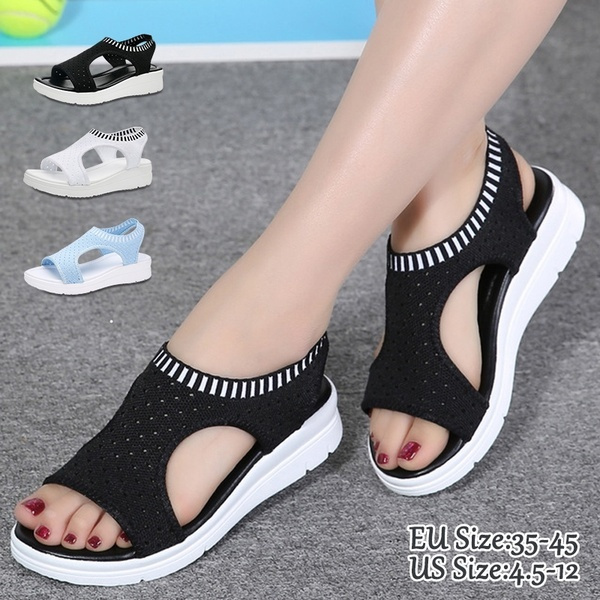 Plus Size 35-45 Womens Sports Sandals Summer Platform Shoes Walking  Sneakers | Wish