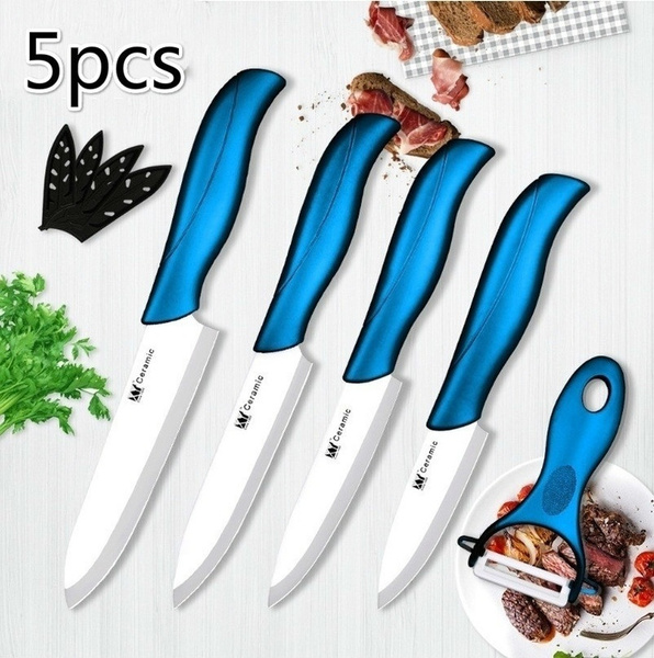 White ceramic fruit knife kitchen knife, household kitchen knife