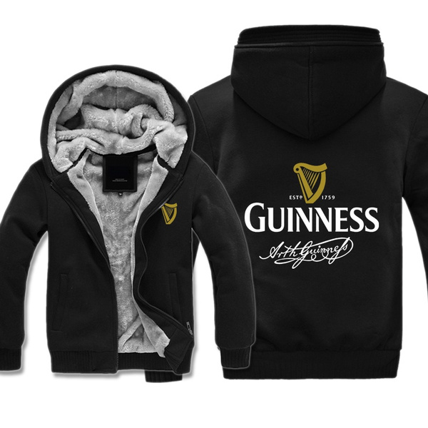 Guinness fleece outlet jacket