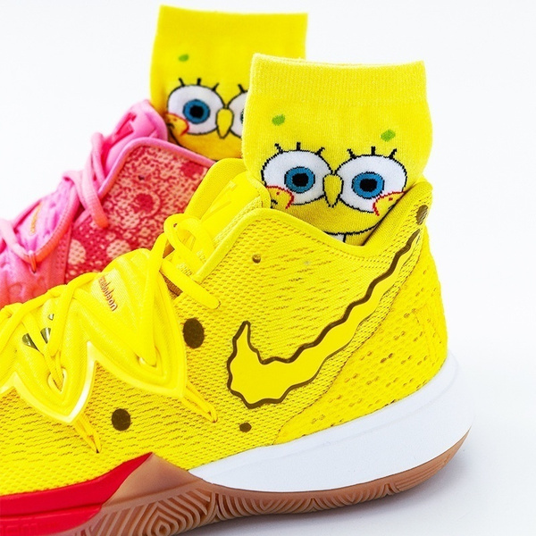 spongebob basketball socks