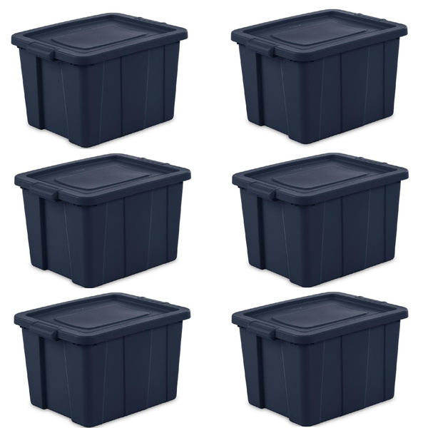 Sterilite Tuff1 30 Gallon Plastic Storage Tote Container Bin w