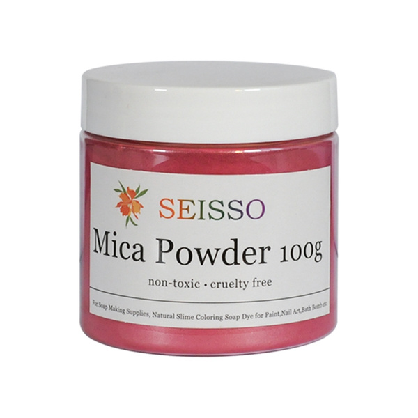 Rose Red Mica Powder - 3.5 Ounces/ 100 Grams - Natural Epoxy Resin