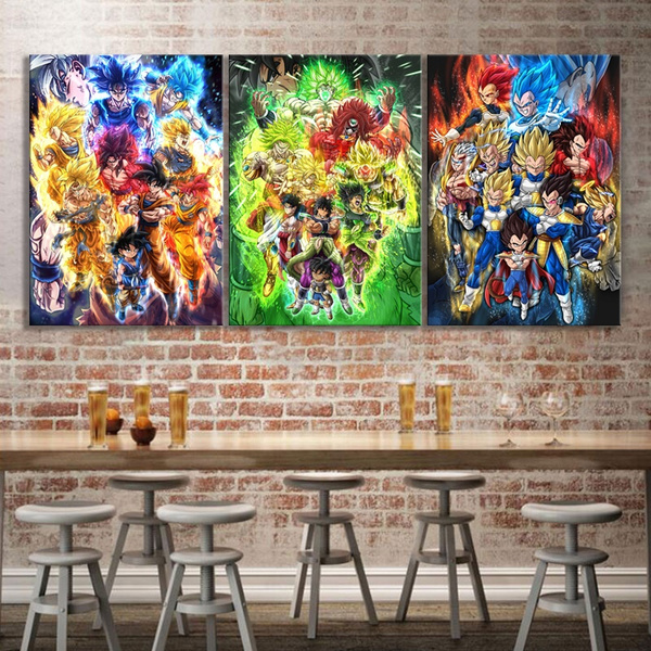 Photo Wallpaper Dragon Ball, Broly, Goku Super Wall Mural Children's, Kids  Room