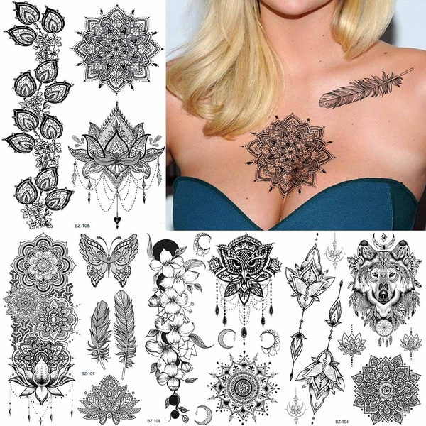 Very easy new feather mehndi tattoo | beautiful simple henna | henna art -  YouTube