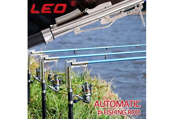 Automatic Fishing Rod High Quality Fishing Rod 2.1m, 2.4m, 2.7m Haihe Lake  Stainless Steel Telescopic Rotating Fishing Rod