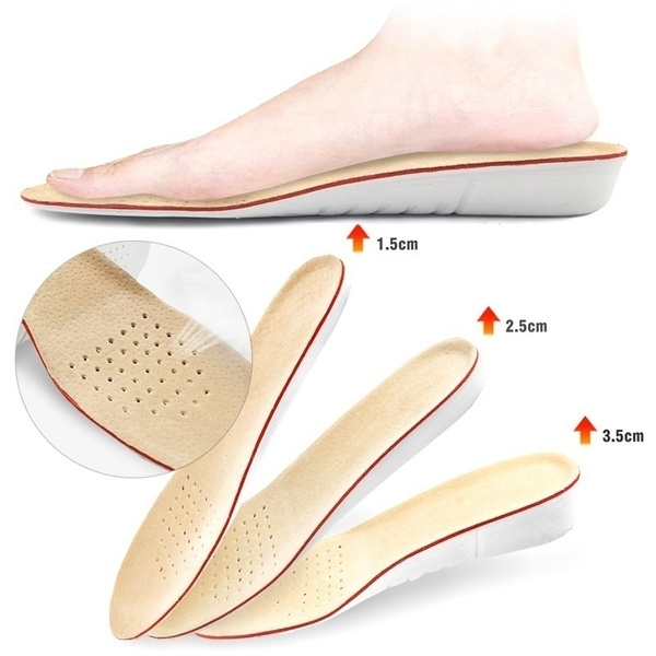 Height Increase Insole, Insert Cushion, Skin‑Friendly for Men Women(S (35-39  Code)) : : Fashion