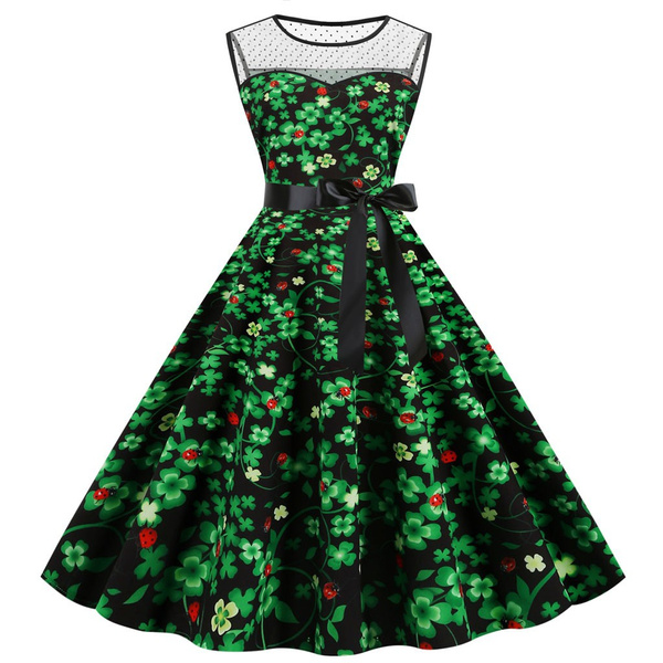 st patrick's day swing dress