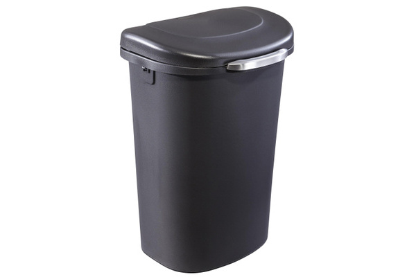 Rubbermaid Touch Top 13 Gallon Plastic Wastebasket Trash Can w