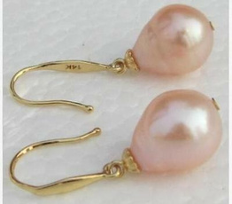 pink, Jewelry, gold, pearls