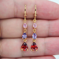 yellow gold, wedding earrings, Fashion, Dangle Earring