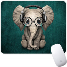 Headset, rectangle mousepads, elephantmousepad, mouse mat