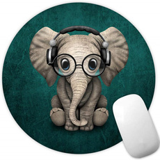 roundmousepad, elephantmousemat, mouse mat, Headset