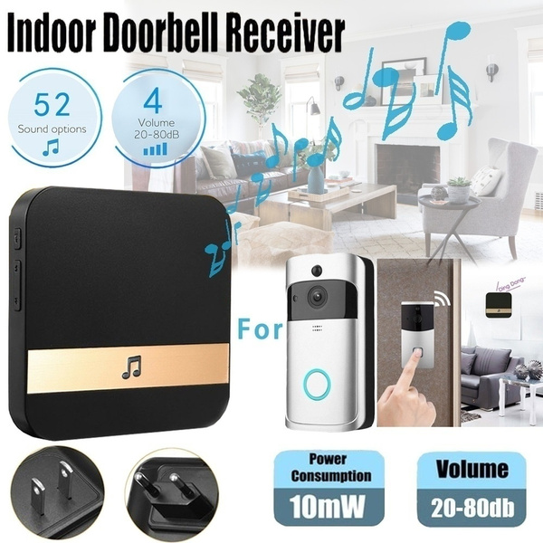 2019 Hot Doorbell Receiver Chime for For Smart Wireless WiFi Security ...