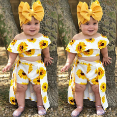 #Summer Clothes, Fashion, kids clothes, Sunflowers