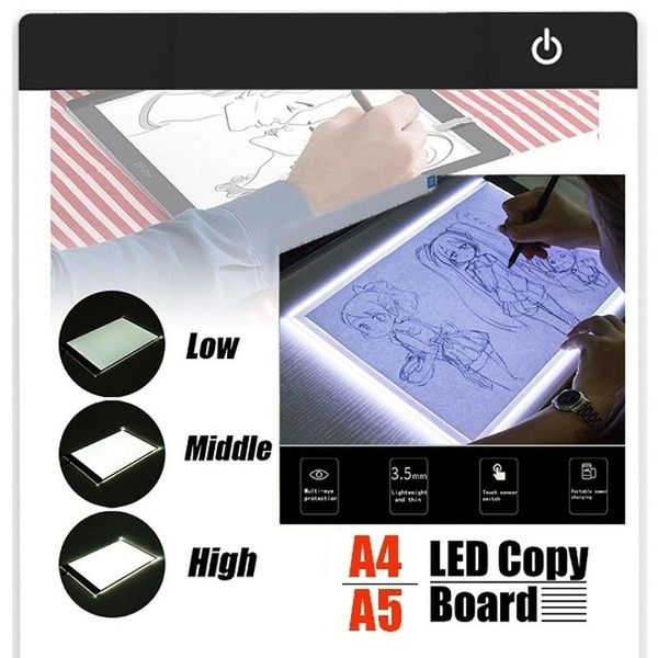 A4 LED drawing tablet art drawing board light box tracing table