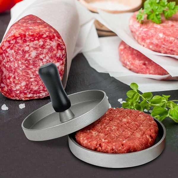 Heavy Hamburger Press Burger Meat Beef Grill Patty Maker Mould Kitchen BBQ Tool 