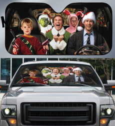 carsunshade, Funny, thickenwindshield, christmasfriend