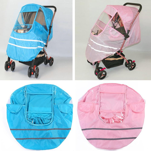 Amazingdeal Universal Baby Stroller Accessories Waterproof Rain Cover Dust Shield Tool