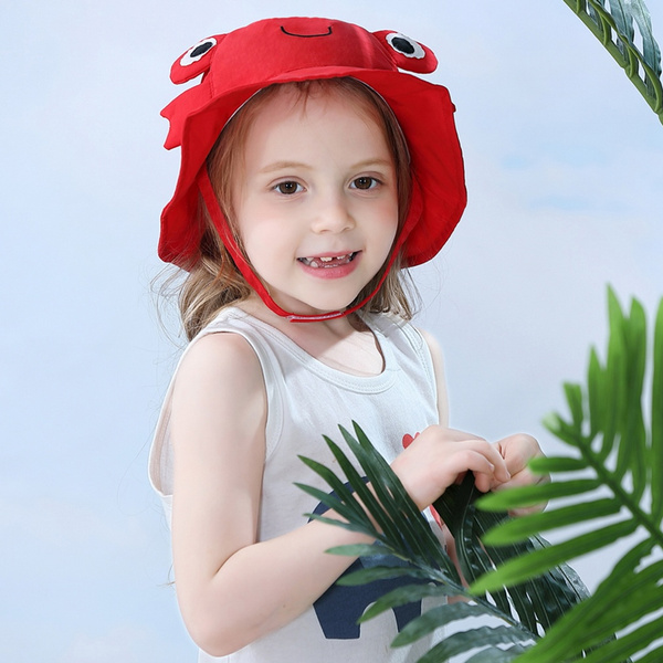 Toddler Infant Sun Cap Summer Outdoor Baby Girls Boys Sun Beach Cotton Hat 