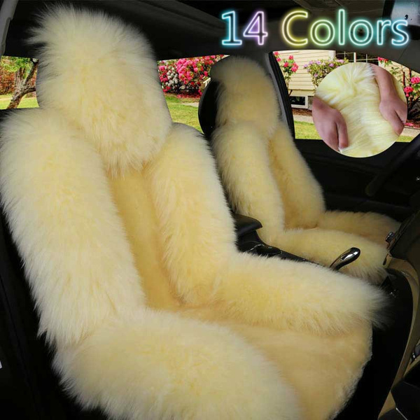 1pc Natural Fur Australian Sheepskin Car Seat Covers Universal Size Winter Warm Cover Auto Interior Accessories Wish - Universal Car Seat Covers Australia