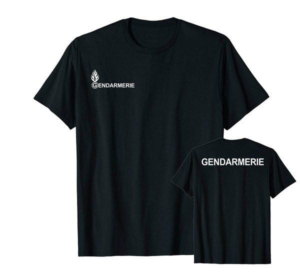 T-shirt Gendarmerie Sport Unisexe - Taille S - Bleu Marine - Marque Gildan - Neuf Avec étiquettes