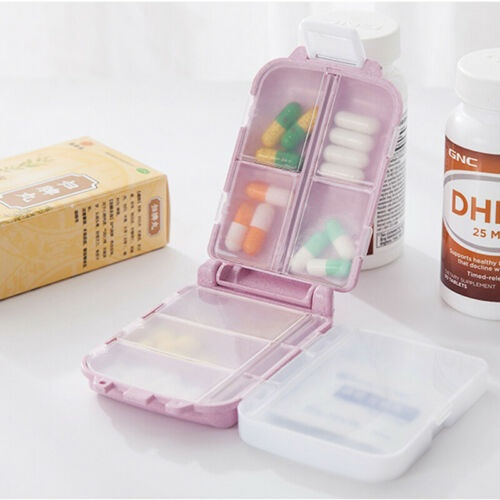 Foldable Medicine Case, Medicine Storage Case, Pills Container