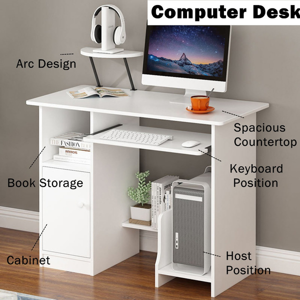Computer Desk With Drawers Home Small Desk Dormitory Study Desk