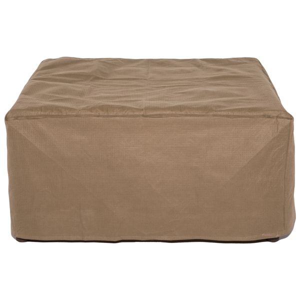 Duck Covers Essential 52 in. Rectangular Patio Ottoman/Side Table Cover
