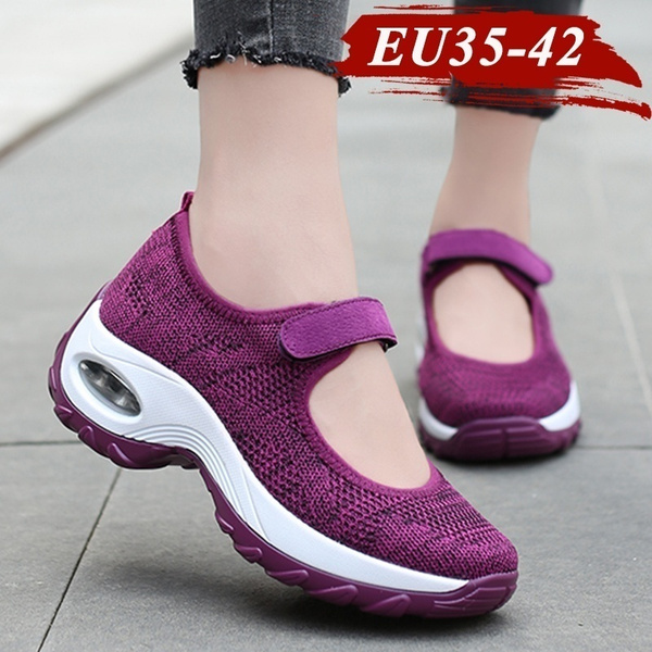 Women's walking shoes velcro on sale closure