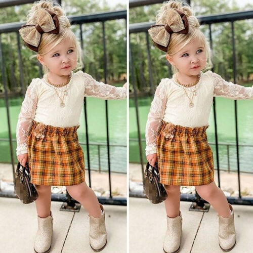 Plaid skirt cheap for toddler