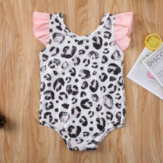 babygirlsswimwear, leopardprintedbikini, ruffle, Swimwear