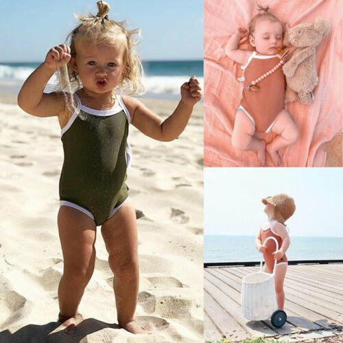 Newborn Infant Baby Girls Swimsuit Swimwear Bikini Summer Swimming Costume