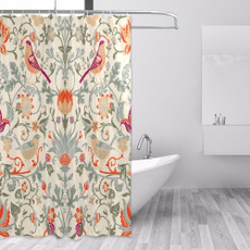 Decorative, Shower, Polyester, Flowers