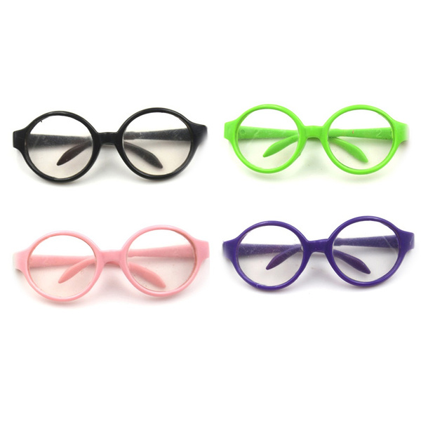 plastic toy glasses