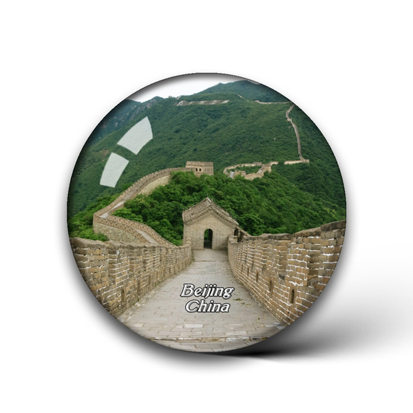 Great Wall Of Beijing 3D Crystal Glass Fridge Magnet - China Travel Souvenir & Gift