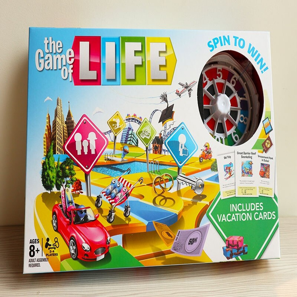 The Game of Life Game, Family Board Game for 2 to 4 Players, for