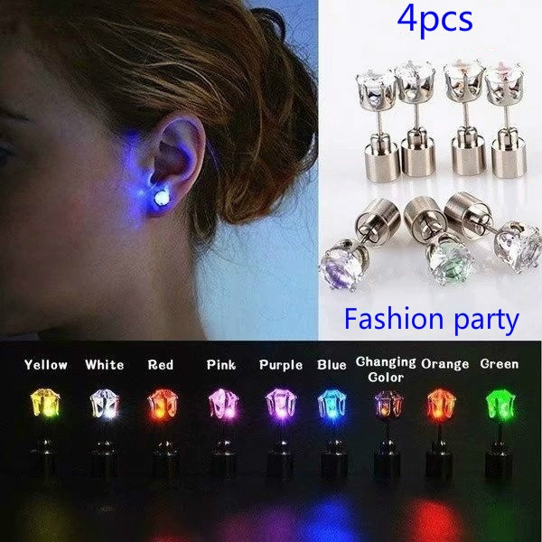 Color changing on sale led earrings