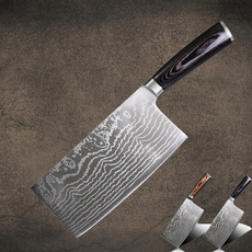damascusknife, Chinese, Stainless Steel, steelknife